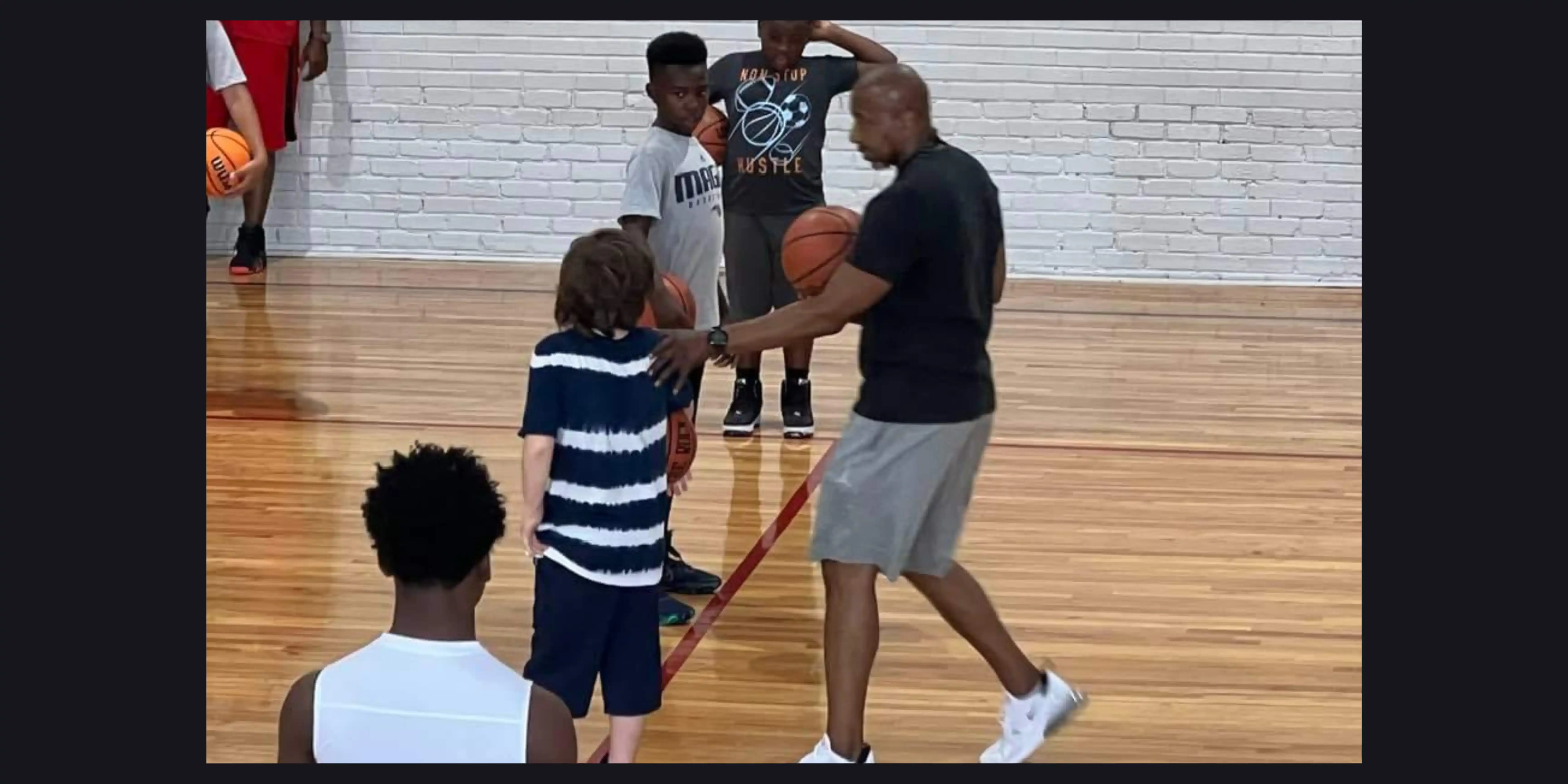 Team Dunk youth basketball clinic